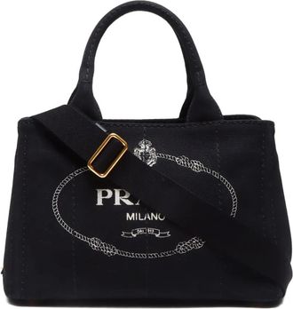 Prada Borsa tote Canapa anni 2010-2020 - Nero