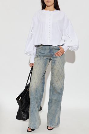 Balmain Long-sleeved Top, Womens, White