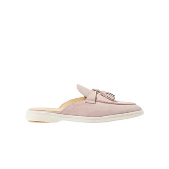 Scarosso Roze su&egrave;de handgemaakte mules - Dames - Slip ons - Roze - 41 EU - Su&egrave;de - Schoenen