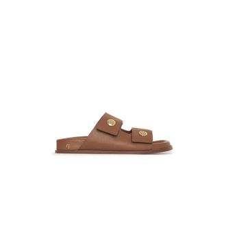 Anine Bing Sliders, female, Brown, Size: 6 US Ella Slides