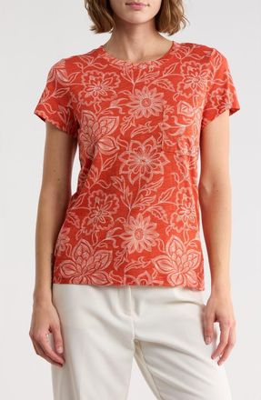 Sanctuary One Pocket T-Shirt in Bangle Coral at Nordstrom Rack, Size X-Small
