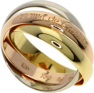 Cartier Trinity Yellow Gold (18K) Pink Gold (18K) White Gold (18K) Band Ring (Pre-Owned)