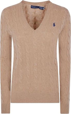 Ralph Lauren Cable-knit V-neck Sweater