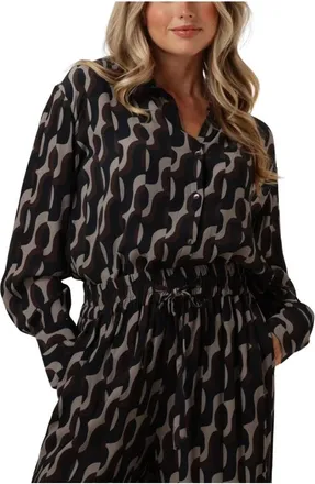Notre-V Overhemden, Dames, Zwart, S, Dames Blouses Nv-emma