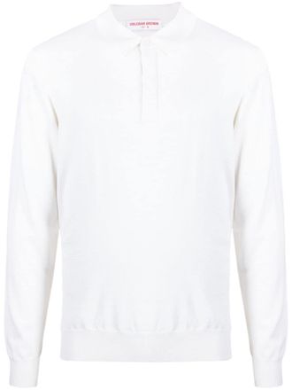 Orlebar Brown Ebro knitted wool polo shirt - men - Merino - S - White