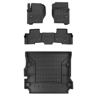 OEM Set Alfombrillas De Goma 3d Land Rover Discovery 4 2009-2017 Con