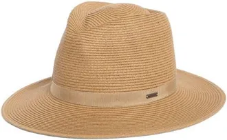 Brixton Carolina Packable Straw Hat in Light Brown at Nordstrom, Size Medium