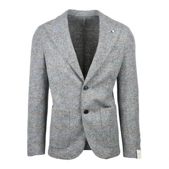 L.B.M. 1911 Hombre, Chaquetas, Gris, Talla: M