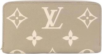 Louis Vuitton Pre-owned Wallets, female, Beige, Size: ONE SIZE Pre-owned Zippy Wallet Monogram Empreinte Long Wallet