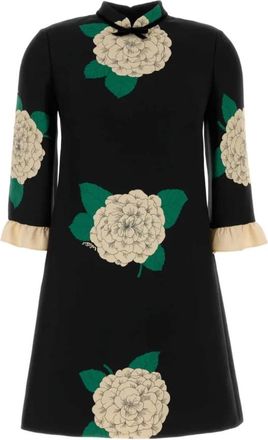 Valentino Garavani Jurk - Dames - Korte kleedjes - Zwart - XS - Kleedjes