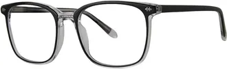 Original Penguin Mens Harris Square Eyeglasses In Black