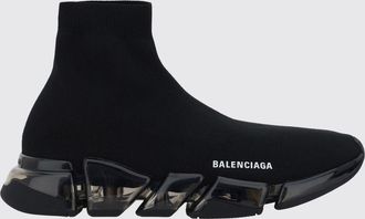 Balenciaga Sneaker high top Speed 2.0 slip on in tessuto tecnico con logo
