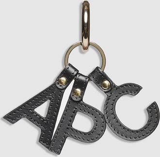 A.P.C. Porte-clés Lettres Noir