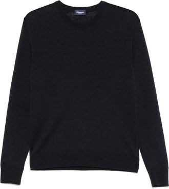 Drumohr Long Sleeve Crew-Neck Sweater