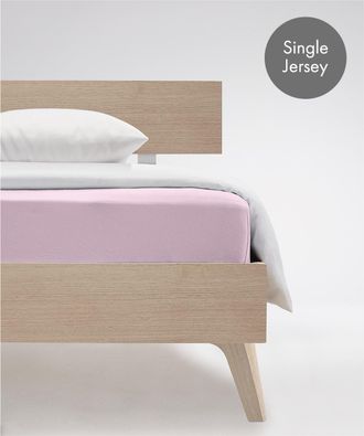 Fleuresse Spannbettlaken »Jenny C aus feinfädigem Mako-Jersey« für Matratzen bis 23 cm Höhe