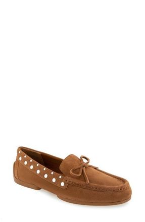 Splendid Felipe Studded Suede Loafer in Caramel at Nordstrom, Size 9.5