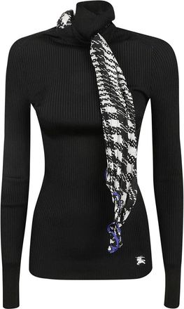 Burberry Coltrui - Dames - Coltruien - Zwart - XS - Truien & Vesten
