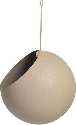 AYTM Hängender In-/Outdoor Design Blumentopf Globe, Taupe
