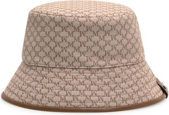 Max Mara Beige Loretta Logo Bucket Hat
