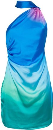 Baobab Ari satin minidress - women - Polyester - L - Blue