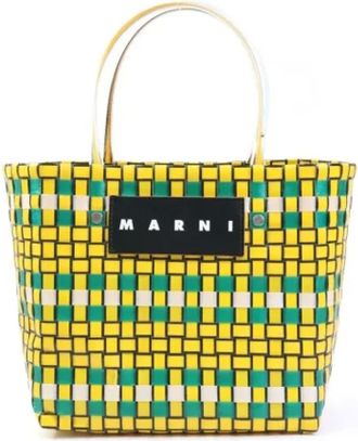 Marni Pre-owned Tote Bags, female, Multicolor, Size: ONE SIZE Pre-owned Fabric handbags