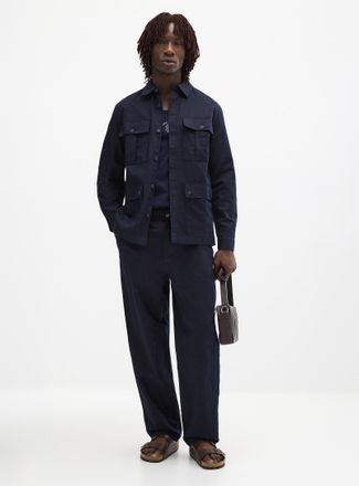 Le 31 Mens Cotton-linen pant New York fit - Droite