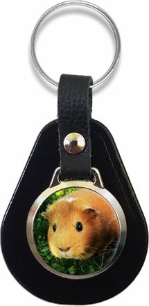 Generic Personalised Guinea Pig Photo Keyring Key Fob Customised Birthday Gift