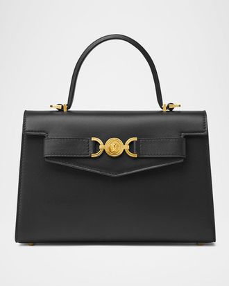Versace Medusa 95 Leather Top-Handle Bag
