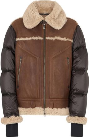 Moncler Brown Shirt Collar Jacket