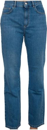 Marella Klassieke denim jeans voor dagelijks gebruik - Dames - Regular Fit Jeans - Blauw - M - Denim - Jeans