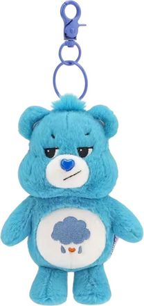 Generic Plush Fluffy Fur Teddy Bear Blue Cloud Kawaii Care 3D Kawaii Y2K Harajuku Oversized Big Decorative Keyring Bag Charm Key Ring Chain Keychain Personali