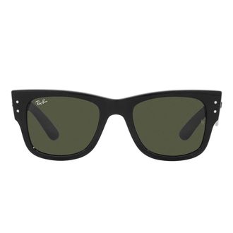 Ray-Ban Sunglasses Rb0840 S 901/31 Mega Wayfarer Black/Green G 15 Unisex