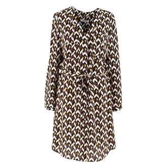 Max & Moi Geometric Print Silk Dress Size XXS