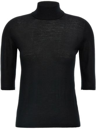Max Mara Cecina turtleneck top - Black