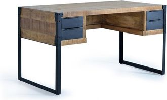 Giner&Colomer Escritorio de madera de mango y metal