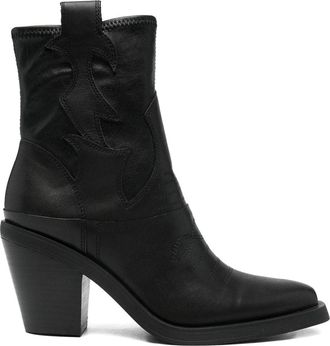 Ash Texan Heeled Ankle Boots