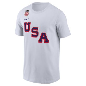 Nike Auston Matthews Nike Mens Short-Sleeve T-Shirt in White | M11332P313NAM-WHT