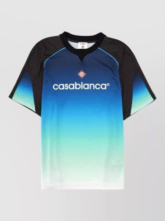 Casablanca logo football t-shirt