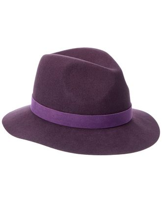 Bruno Magli Suede Band Wool Fedora