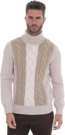Gran Sasso Pullover collo alto Beige Gran Sasso Uomo
