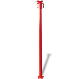 vidaXL Soporte Acrow Manual Rojo 280 X 12 X 12 Cm Vidaxl