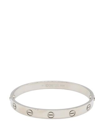Cartier 1993 18K White Gold Classic Love bracelet - women - White Gold - One Size - Silver