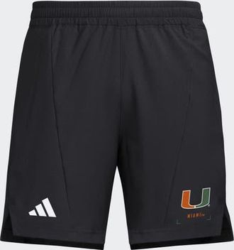 adidas Mens adidas Black Miami Hurricanes D4T Shorts at Nordstrom, Size X-Large