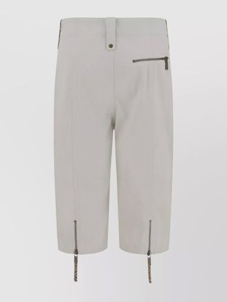 Burberry cotton cropped trousers