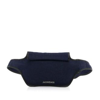 Jacquemus Pre-owned Belt Bags, female, Blue, Size: ONE SIZE Pre-owned Canvas crossbody-bags