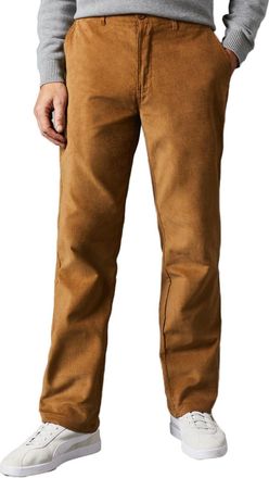 Maine Premium Corduroy Chino Trousers, 38S, Natural