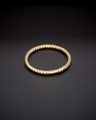 Italian Gold, Inc 14K Italian Gold Ribbed Stack Ring