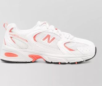 New Balance mesh low top sneakers rubber sole pull tab