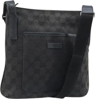 Gucci Pre-owned Vintage Schoudertas - Dames - Vintage Schoudertas - Zwart - ONE Size - Leer - Vintage