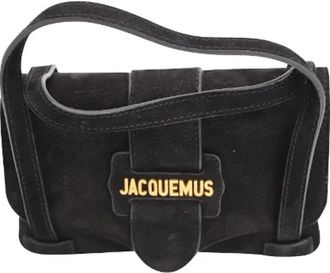 Jacquemus Pre-owned Suede handbags - Dames - Vintage Handtas - Zwart - ONE Size - Su&egrave;de - Vintage